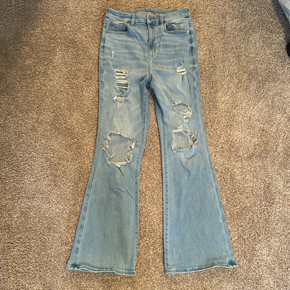 US size 8 American Eagle High Rise Flare Jeans